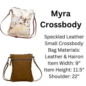 MYRA CROSSBODY PAINTED COW HAIR & LEATHER